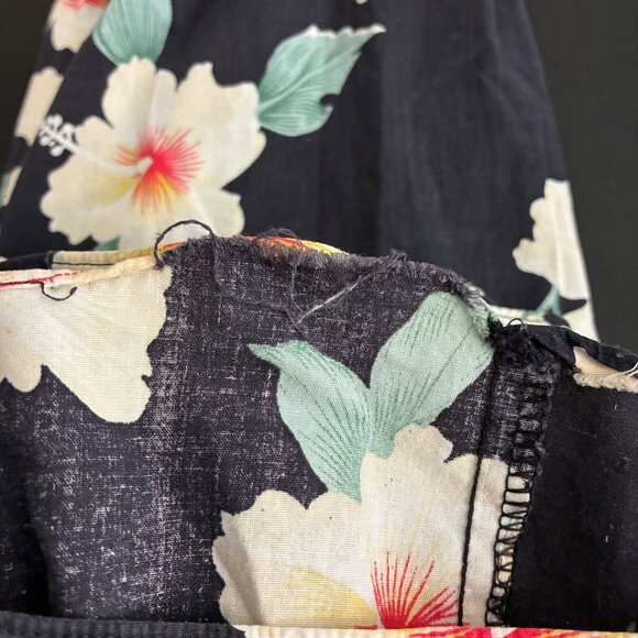 VTG 60s/70s Malihini Hawaii Floral Hawaiian Dress Size Small Coastal - Picture 9 of 10
